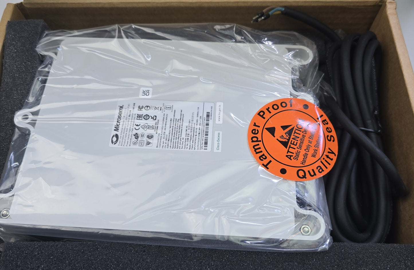 CISCO AIR-PWRINJ-60RGD2-WS Microsami Outdoor 60W PoE Injector (NEW In Box)