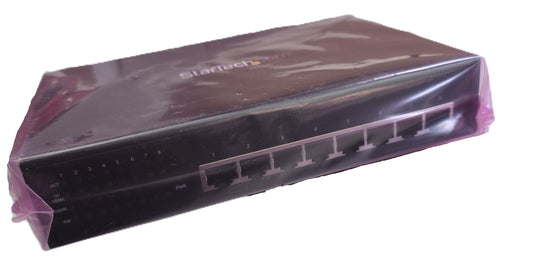 Startech.com IES81000POE 8 Port Unmanaged Gigabit PoE+ Switch 30W (NEW In Box)