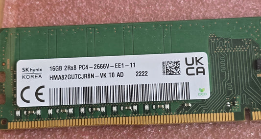 SK-hynix HMA82GU7CJR8N-VK 16GB DDR4-2666 2Rx8 ECC UDIMM (NEW In Box)