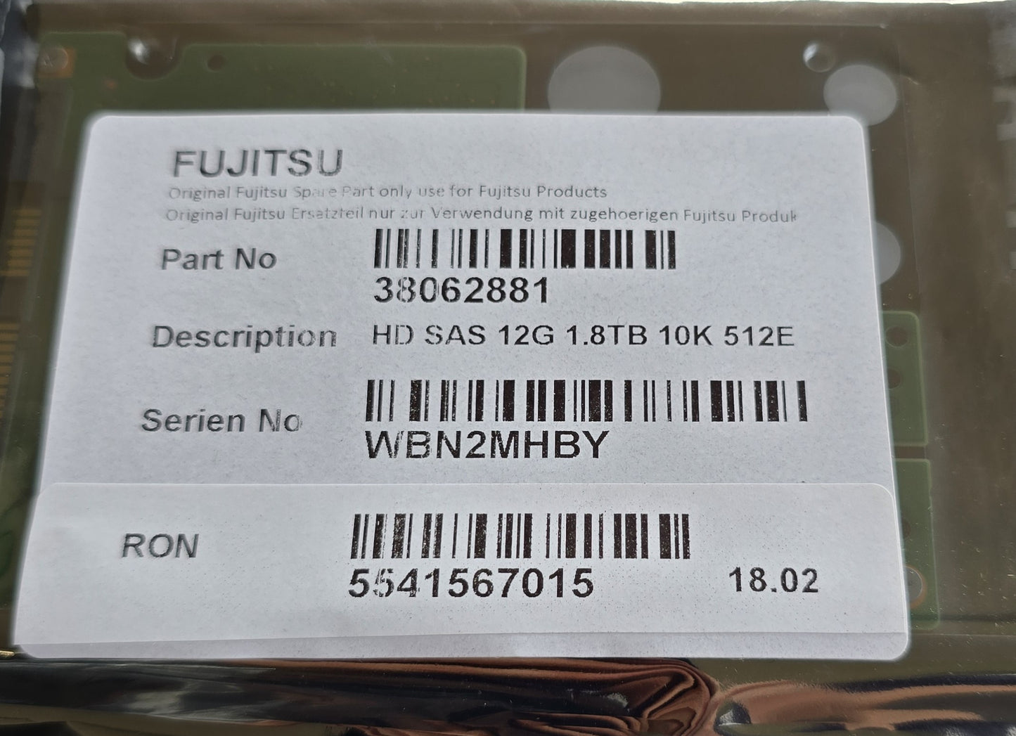 Seagate ST1800MM0129 Exos 10E2400 1.8TB 10K 2.5" 12G SAS HDD (NEW Sealed)