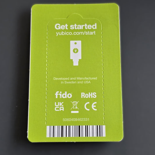 Yubico YubiKey 5C NFC USB-C Security Key FIDO2 2FA MFA (NEW Sealed)