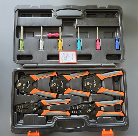 IWISS KIT-DC01 Deutsch Connector Crimp Tool Kit 12pc Case (NEW)