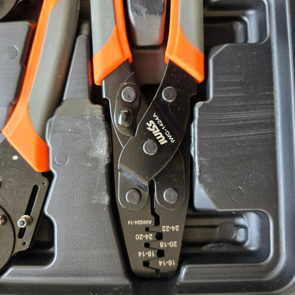 IWISS KIT-DC01 Deutsch Connector Crimp Tool Kit 12pc Case (NEW)