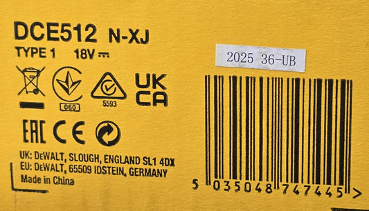 Dewalt DCE512N-XJ 18V Lithium Ion Fan XR (NEW In Box)