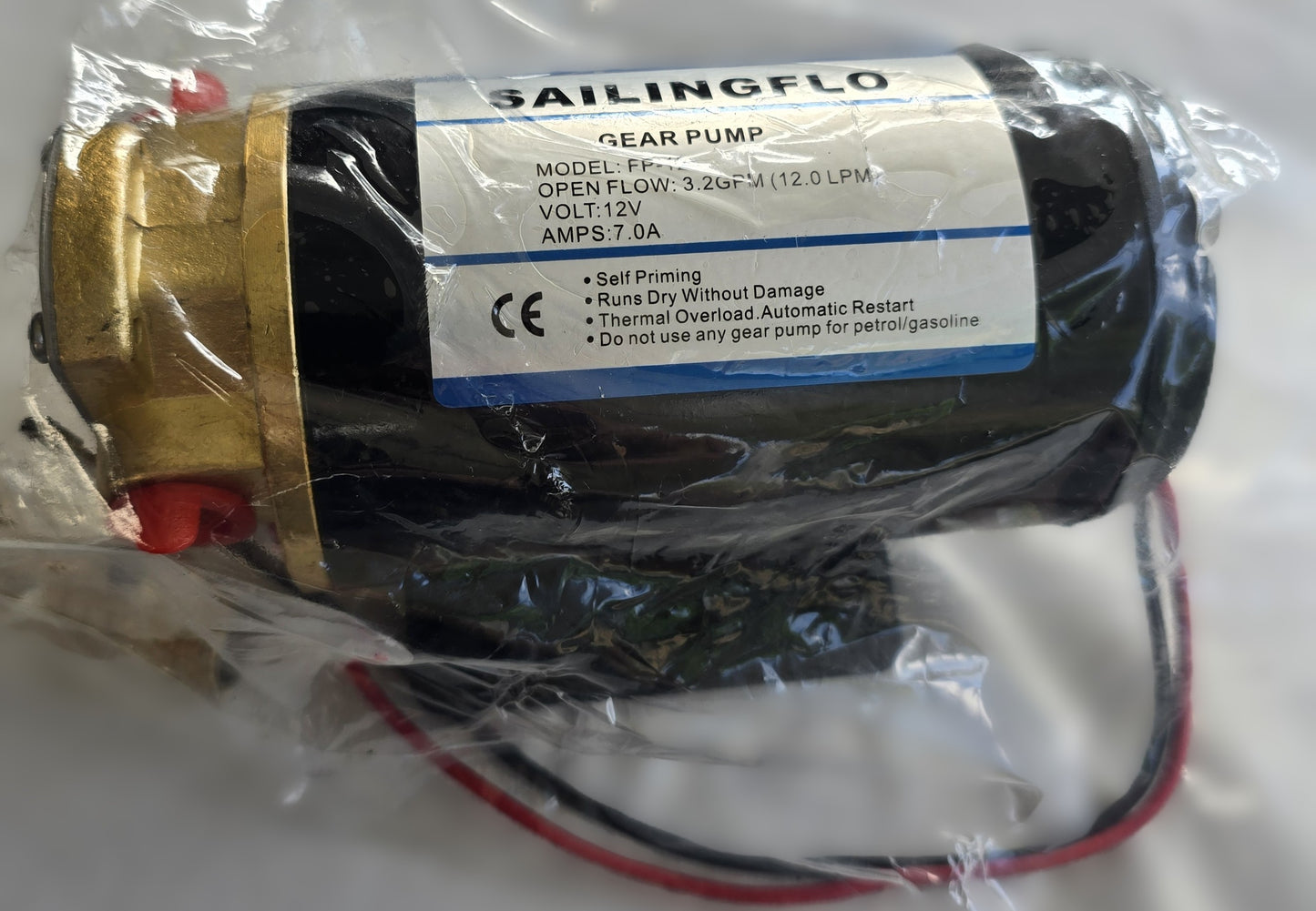 Sailingflo FP-12 12V Gear Pump 3.2GPM Marine Transfer Pump (NEW)