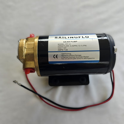 Sailingflo FP-12 12V Gear Pump 3.2GPM Marine Transfer Pump (NEW)