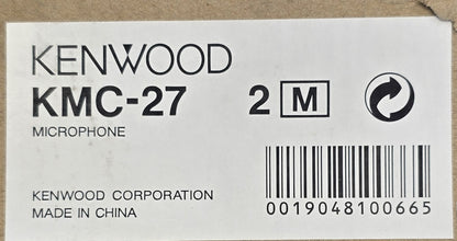 Kenwood KMC-27 Hand Microphone 2m Cable Radio Mic (NEW In Box)