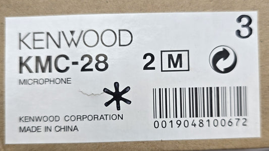 Kenwood KMC-28 DTMF Keypad Microphone 2m Cable Radio Mic (NEW In Box)
