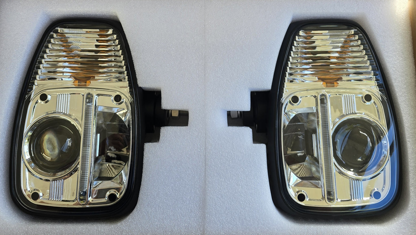 Larsen-Lights LL0565 LED-9102 Hi-Lo Headlight Set w Turn Signal (NEW In Box)