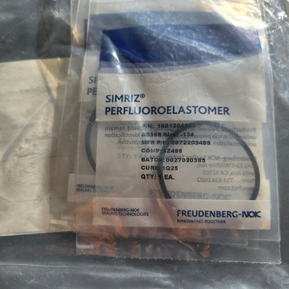 Freudenberg 1001204315 Simriz FFKM O-Ring 1.862" x 0.103" 80 Shore (NEW Sealed)