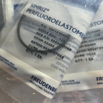 Freudenberg 1001216490 Simriz FFKM O-Ring 1.925" x 0.103" 80 Shore (NEW Sealed)