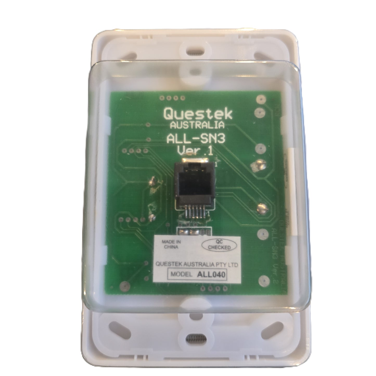 Questek ALL040 Motion Sensor Wall Unit ALL-SN3 Ver 1 (NEW In Box)