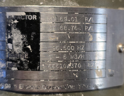 Yokogawa YF102-ALPB1A YEWFLO Vortex Flowmeter 24VDC 0-5m³/h Pulse (Used)