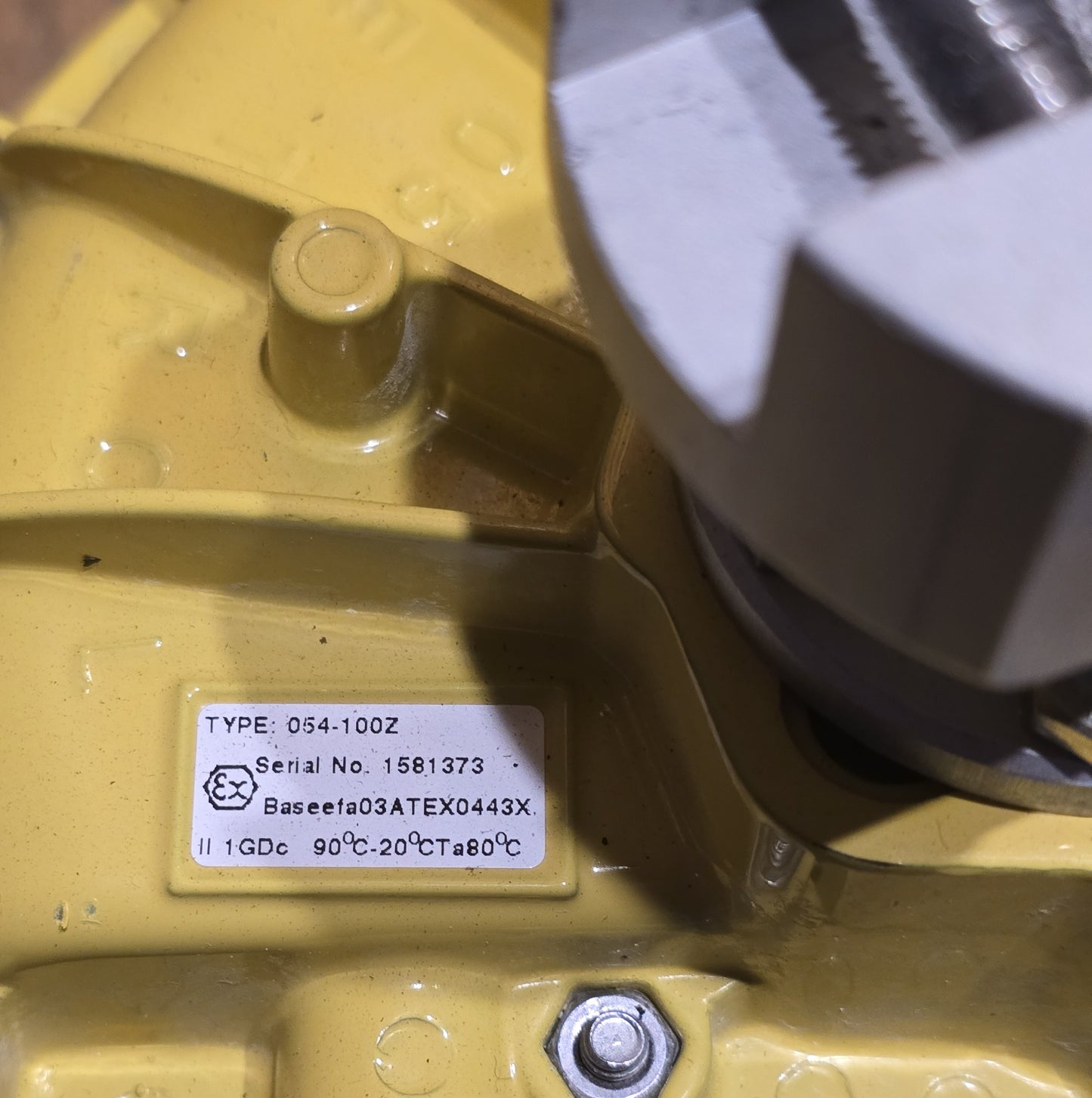 Kinetrol 054-100Z Pneumatic Valve Actuator Limit Switch Box Ex d ATEX (Used)