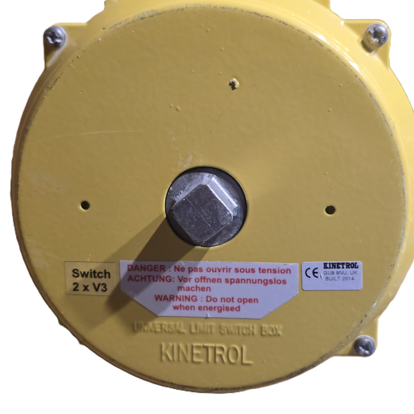 Kinetrol 054-100Z Pneumatic Valve Actuator Limit Switch Box Ex d ATEX (Used)