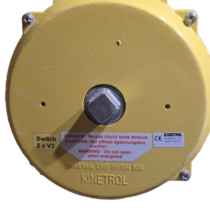 Kinetrol 054-100Z Pneumatic Valve Actuator Limit Switch Box Ex d ATEX (Used)