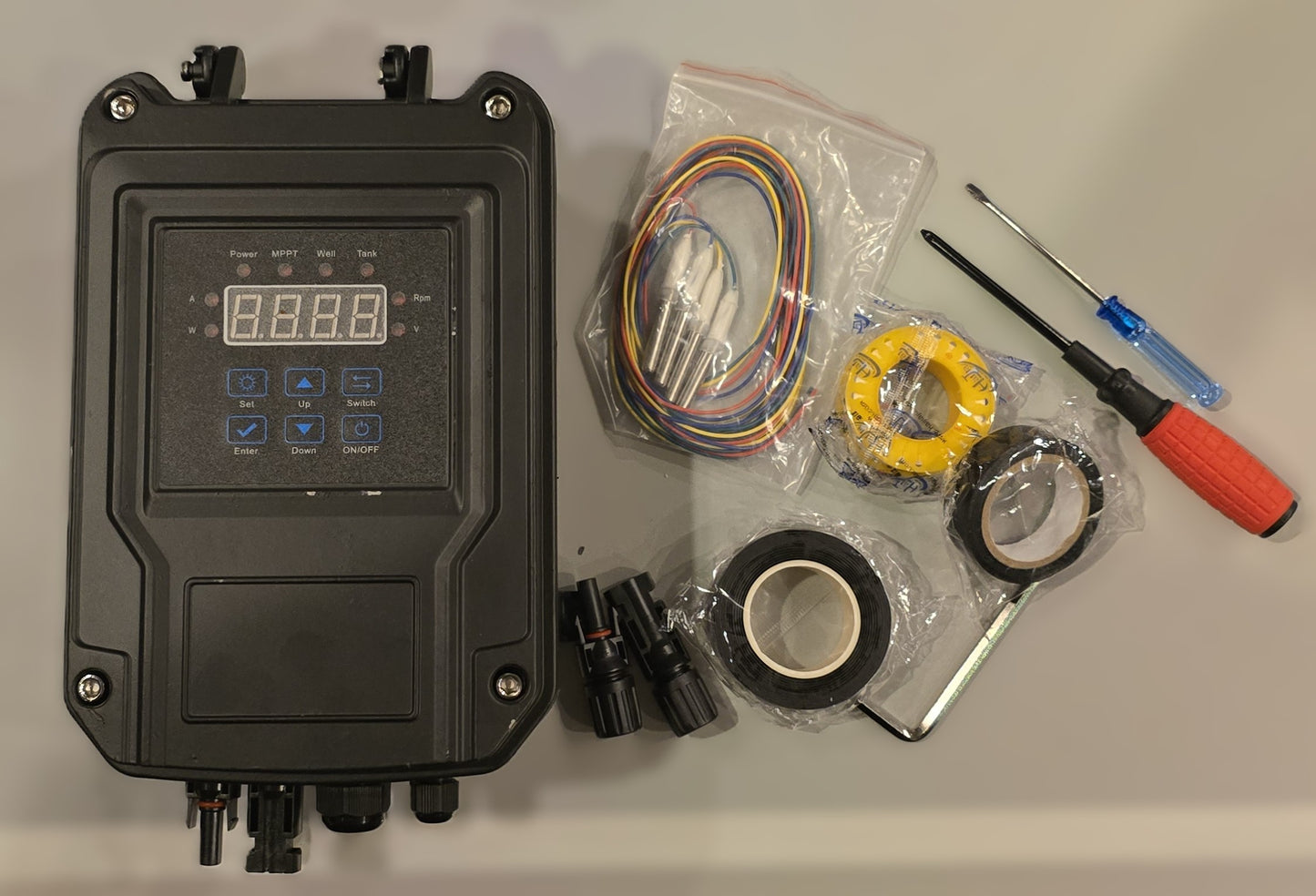 Solar Pump Controller MPPT Water Pump Drive Controller with LCD Display Kit