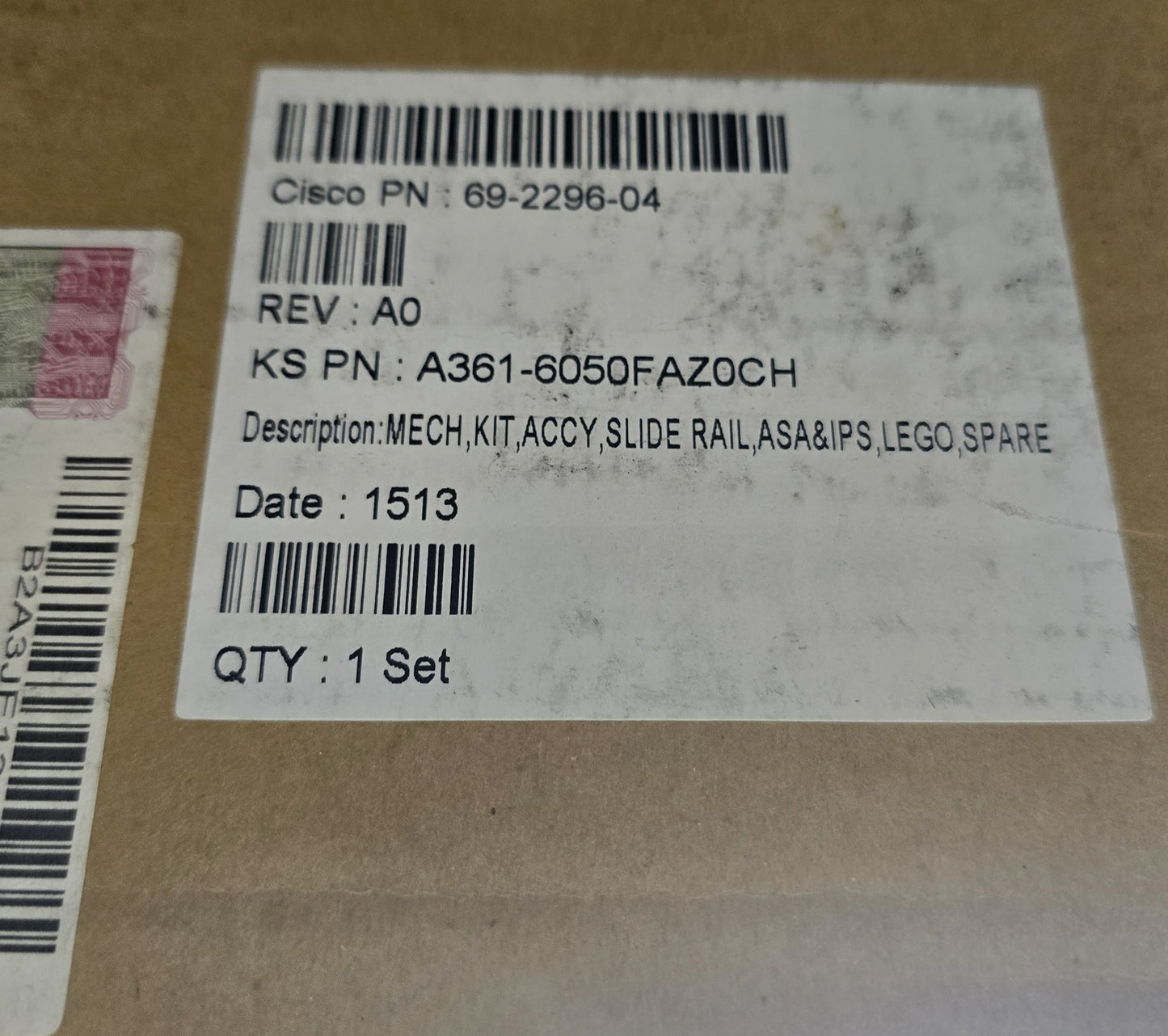 Cisco ASA-RAILS= 69-2296-04 Rack Mount Slide Rail Kit ASA IPS Spare (NEW Sealed)