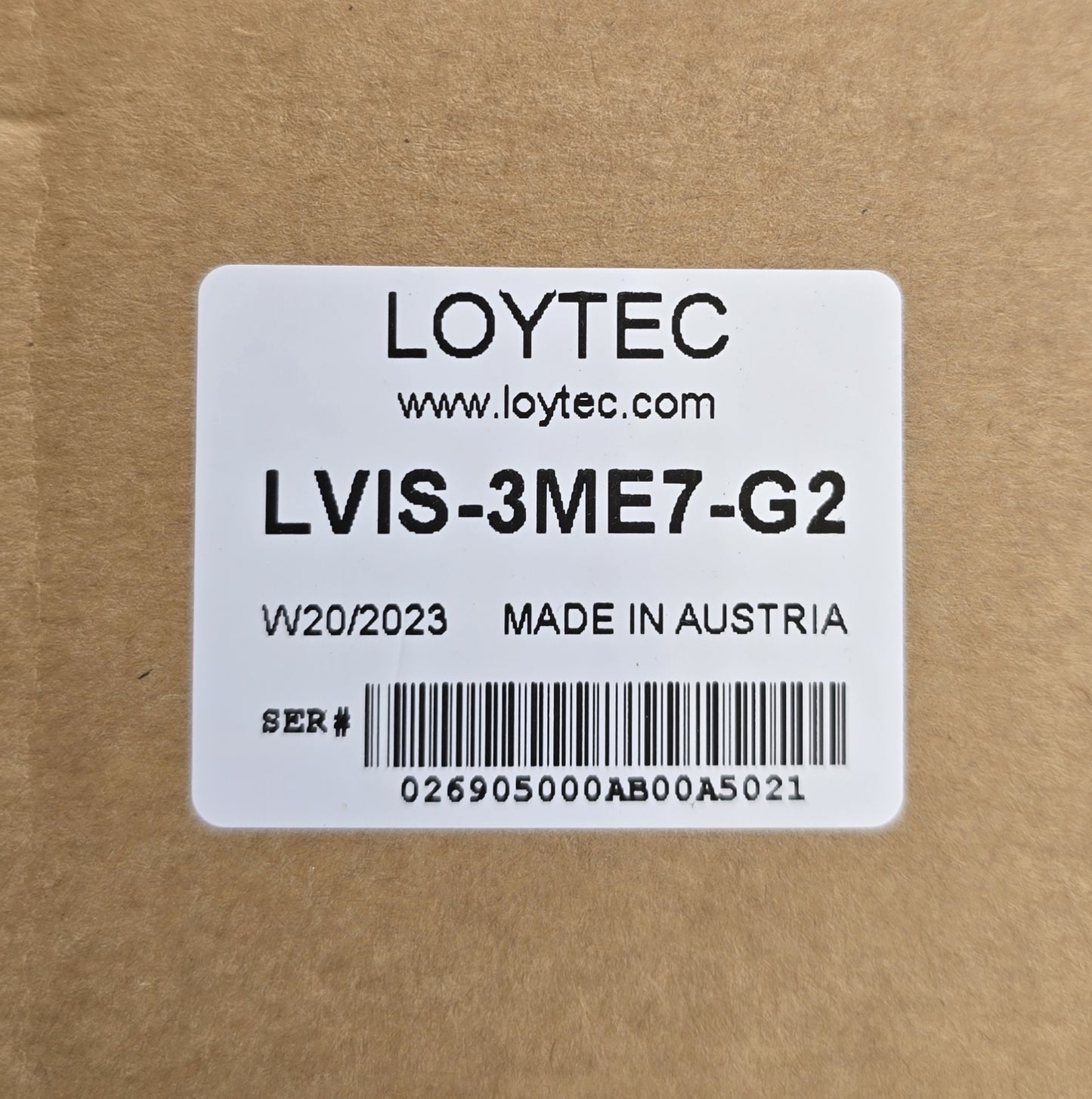 LOYTEC LVIS-3ME7-G2 7" BACnet Modbus Touch Panel Glass Front Black (NEW Sealed)