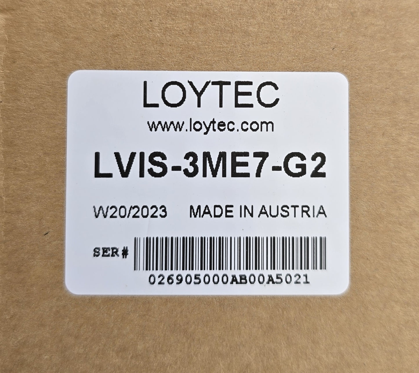 LOYTEC LVIS-3ME7-G2 7" BACnet Modbus Touch Panel Glass Front Black (New Opened)