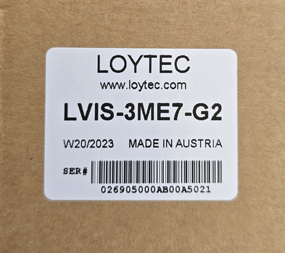 LOYTEC LVIS-3ME7-G2 7" BACnet Modbus Touch Panel Glass Front Black (New Opened)