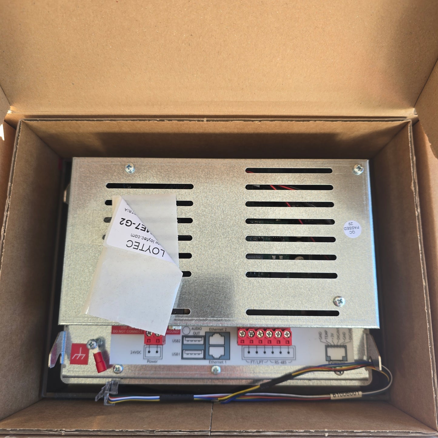 LOYTEC LVIS-3ME7-G2 7" BACnet Modbus Touch Panel Glass Front Black (New Opened)