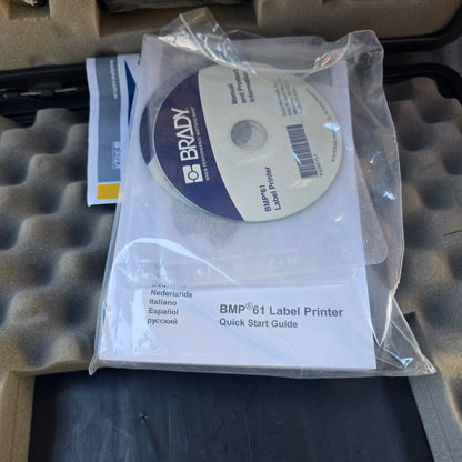 BRADY BMP61 Portable Label Printer Kit Industrial Handheld Labeller (Pre-owned)