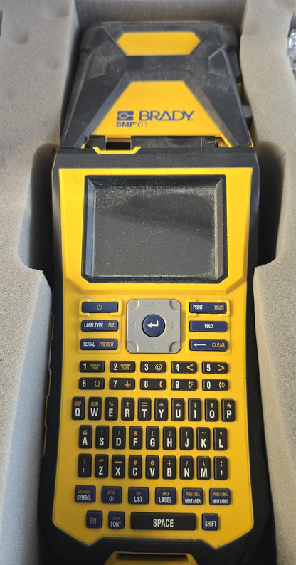 BRADY BMP61 Portable Label Printer Kit Industrial Handheld Labeller (Pre-owned)