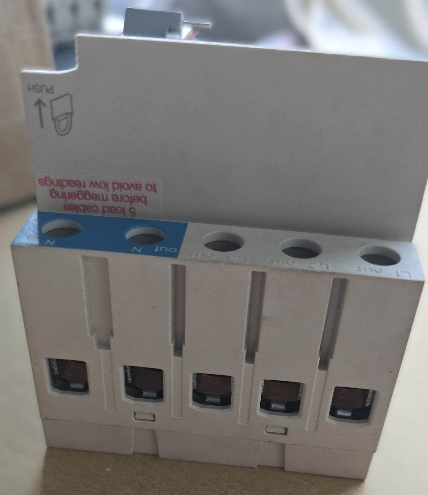 Hager BD163T RCD Add-On Block 3P 63A 30mA Type A 1 Module (Spares Stock)