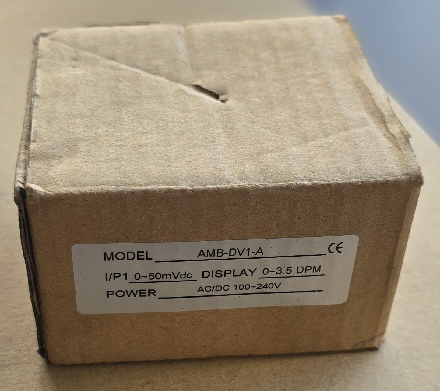 ALISH AMB-DV1-A Digital Panel Meter 0-50mVDC Input AC/DC 100-240V (NEW In Box)