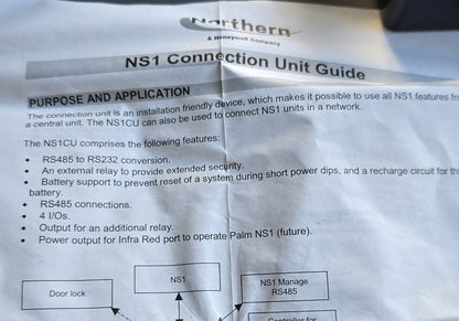 Northern NS1CU NS1 Connection Unit RS485 to RS232 Access Control Interface