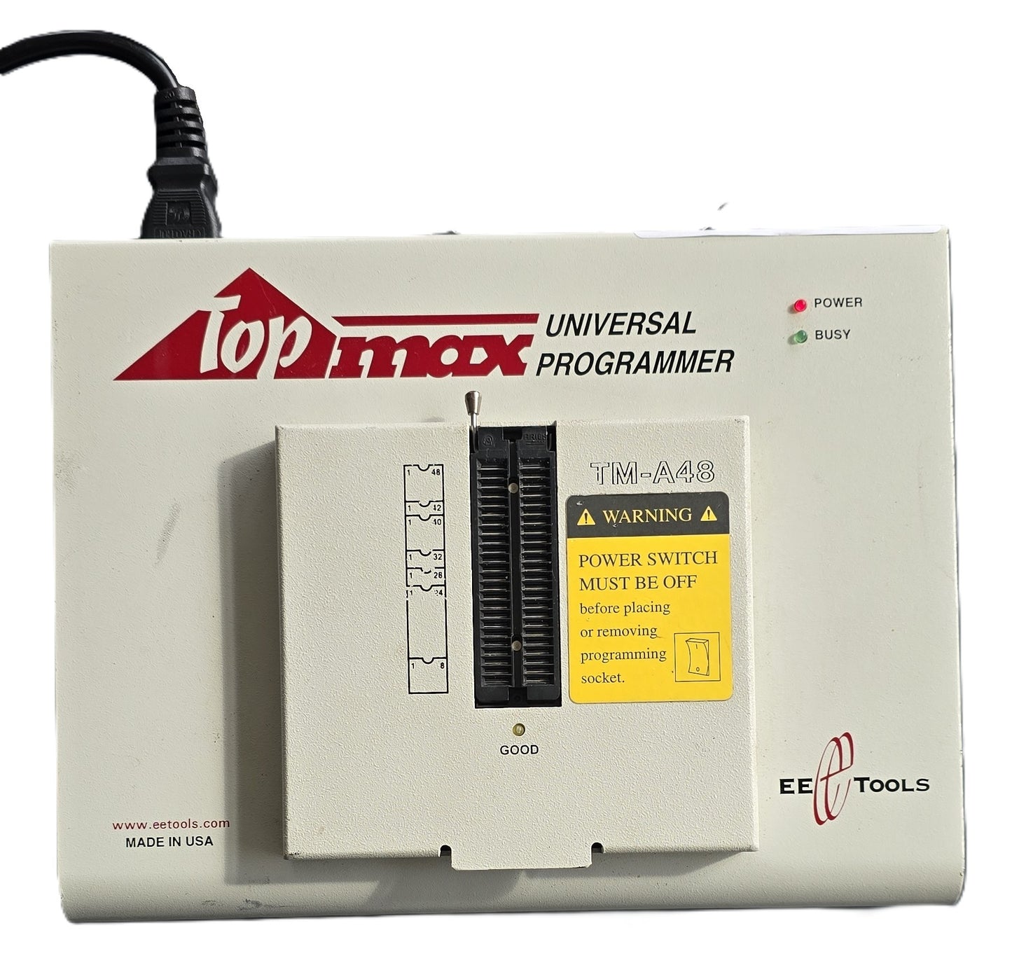 EE-Tools TopMax TM-A48 Universal Programmer 48-Pin Device (Pre-owned)