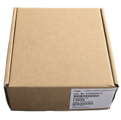 Harting 61030000141 [10 Pack] Cable Clamp Metal Hood 9-37P 5-7mm (NEW Sealed)
