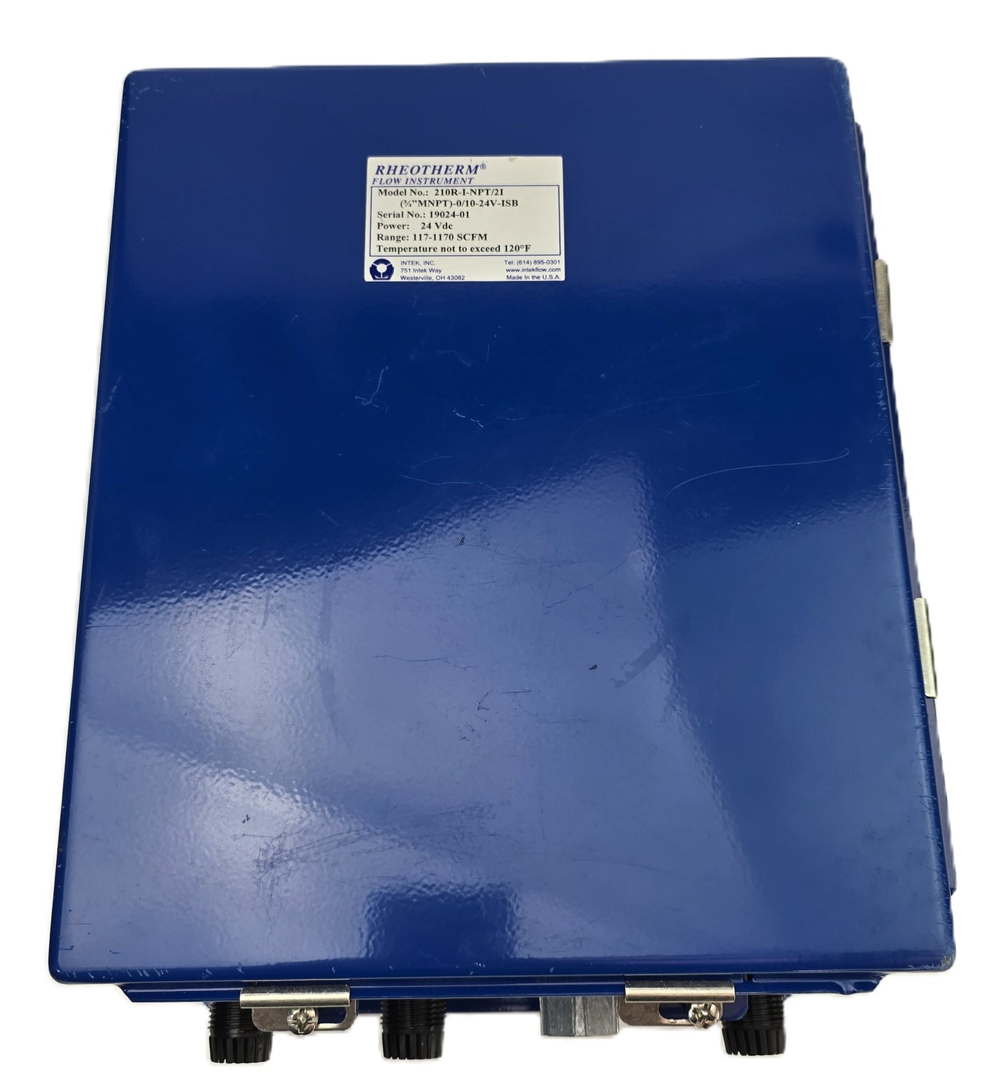 INTEK-Rheotherm 210R-I-NPT/21 Thermal Mass Flow Meter 117-1170 SCFM (Refurb)