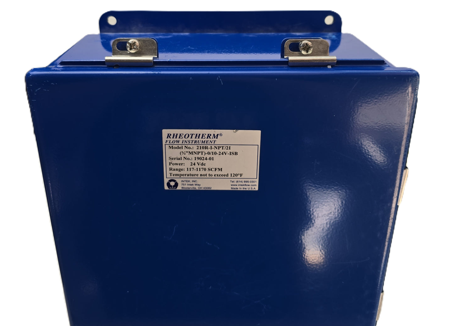 INTEK-Rheotherm 210R-I-NPT/21 Thermal Mass Flow Meter 117-1170 SCFM (Refurb)