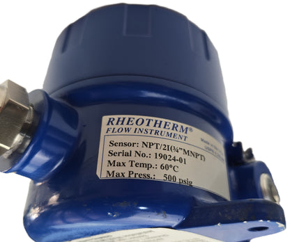 INTEK-Rheotherm 210R-I-NPT/21 Thermal Mass Flow Meter 117-1170 SCFM (Refurb)