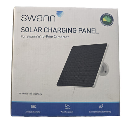 Swann SWIFI-SOLAR5 Solar Charging Panel for Wire-Free Cameras (NEW Sealed)