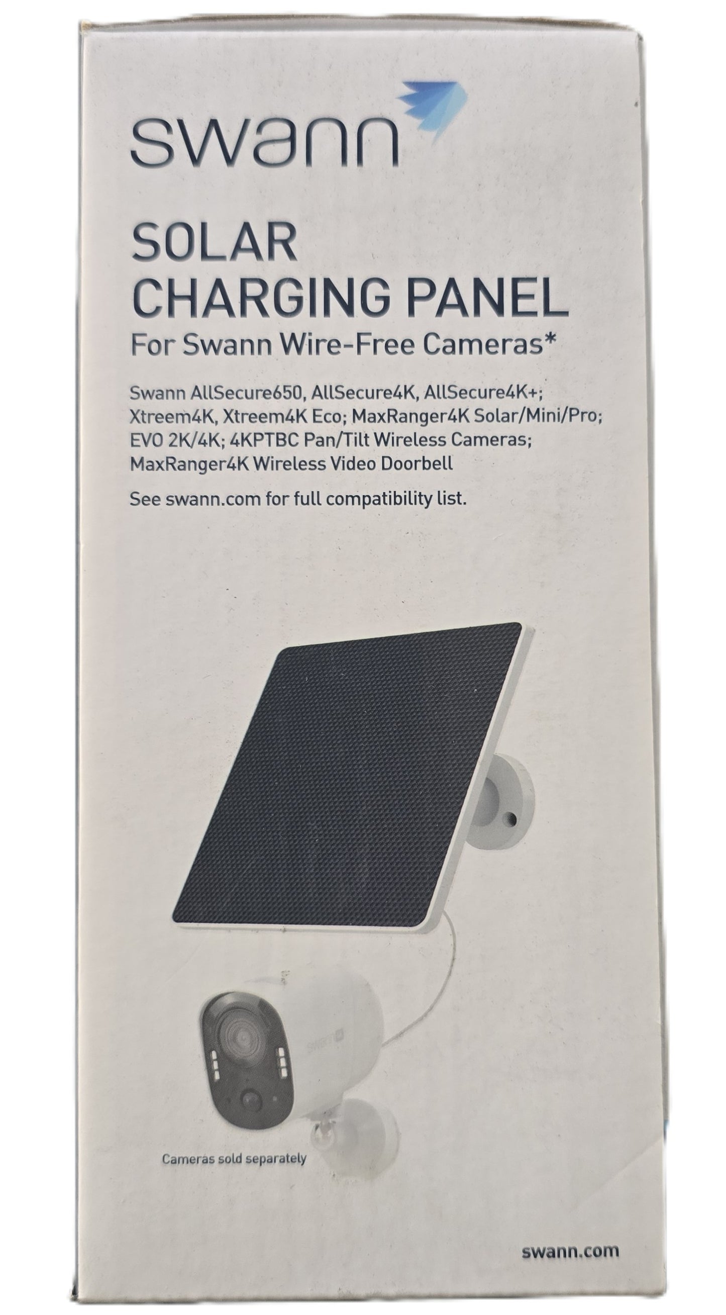 Swann SWIFI-SOLAR5 Solar Charging Panel for Wire-Free Cameras (NEW Sealed)
