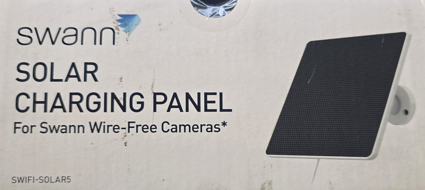 Swann SWIFI-SOLAR5 Solar Charging Panel for Wire-Free Cameras (NEW Sealed)