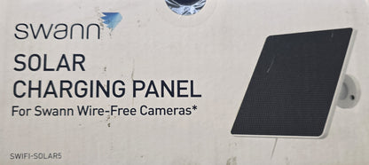 Swann SWIFI-SOLAR5 Solar Charging Panel for Wire-Free Cameras (NEW Sealed)