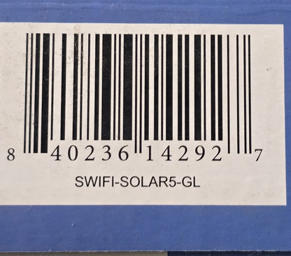 Swann SWIFI-SOLAR5 Solar Charging Panel for Wire-Free Cameras (NEW Sealed)