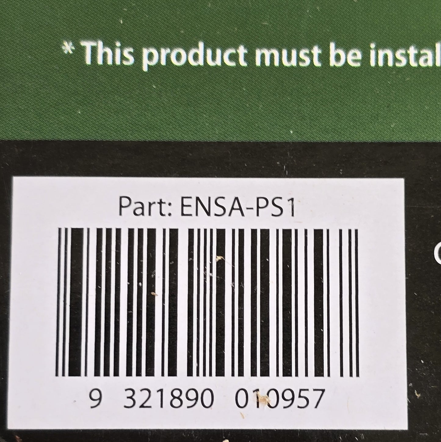 ENSA ENSA-PS1 Intelligent PIR Sensor Switch 240V IP65 12m Motion Detector