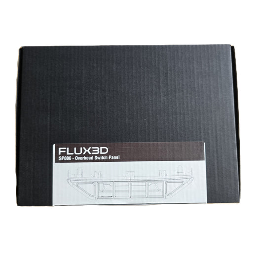 FLUX3D SP006 BYD Shark 6 Overhead Switch Panel 4 x 22mm Switch Mount