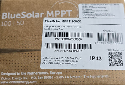 Victron-Energy SCC020050200 BlueSolar MPPT 100/50 Solar Charge Controller (NEW)
