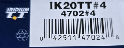 Denso IK20TT#4 4702 Iridium TT Spark Plugs 4 Pack Genuine DENSO (NEW In Box)