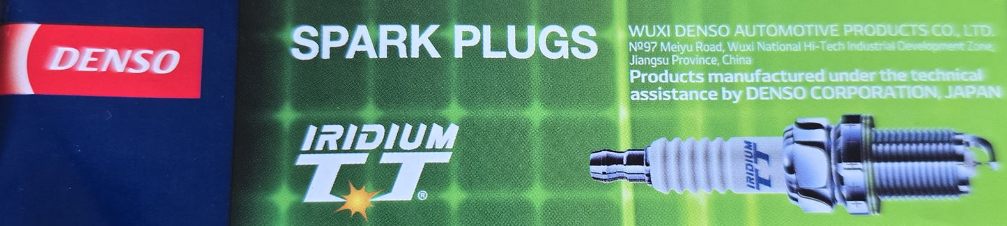 Denso IK20TT#4 4702 Iridium TT Spark Plugs 4 Pack Genuine DENSO (NEW In Box)