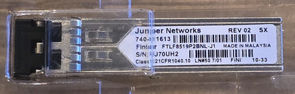 Juniper 740-011613 EX-SFP-1GE-SX 1000BASE-SX 1G SFP 850nm Transceiver (New)