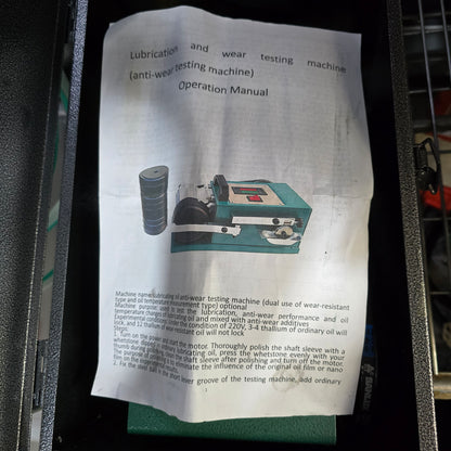 Timken-Style AW Lubricant Friction & Wear Testing Machine (NEW In Box)