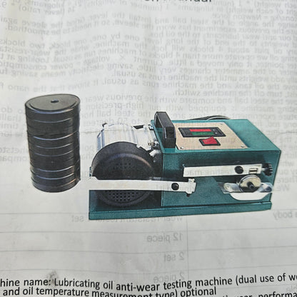 Timken-Style AW Lubricant Friction & Wear Testing Machine (NEW In Box)