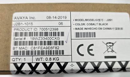 Avaya J2B1-1015 700512398 Vantage Wireless Handset Kit K155,165,175 (NEW Sealed)